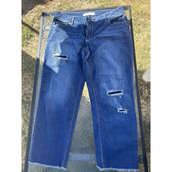 Women's Est. 1946 Denim Crop Jeans - Size 12 - Picture 1 of 5